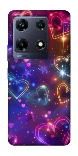Чохол на Infinix Note 30 Pro Drawn hearts фото 1 з 1