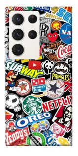 Чехол на Samsung Galaxy S23 Ultra brands фото 1 из 1