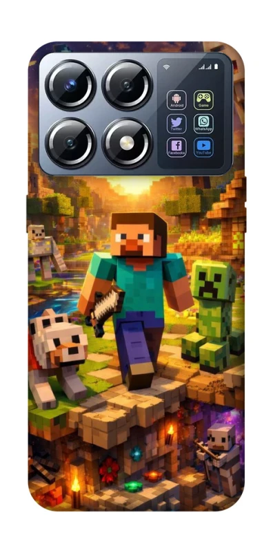 Чохол на Xiaomi POCO X8 Pro Minecraft v6 фото 1 з 1