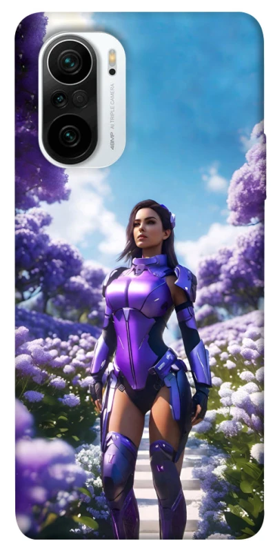 Чехол на Xiaomi Redmi K40 / K40 Pro / K40 Pro+ / Poco F3 Cyber space girl ver.4 фото 1 из 1