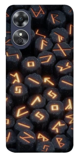 Чехол на Oppo A17 Огненые руны фото 1 из 1