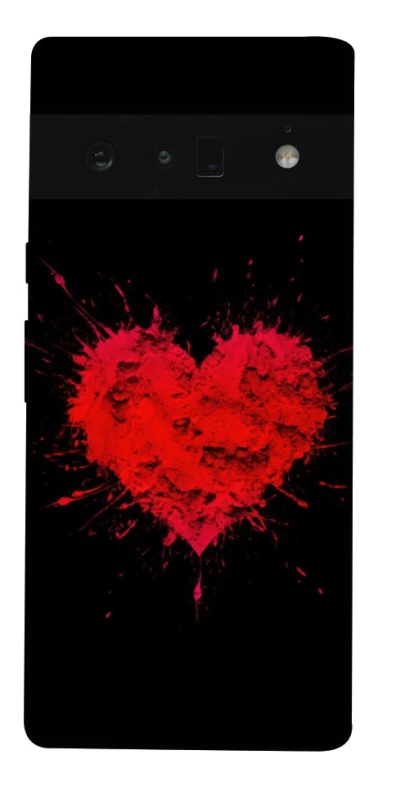 Чехол на Google Pixel 6 Pro Splash heart фото 1 из 1