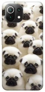 Чехол на Xiaomi Mi 11 Lite Doggy Pug Love фото 1 из 1