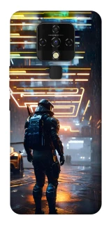 Чехол на TECNO Camon 16 SE Cyber character фото 1 из 1