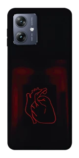 Чохол на Motorola Moto G54 Червоне серце фото 1 Чохол на Motorola Moto G54 Червоне серце фото 1 з 1