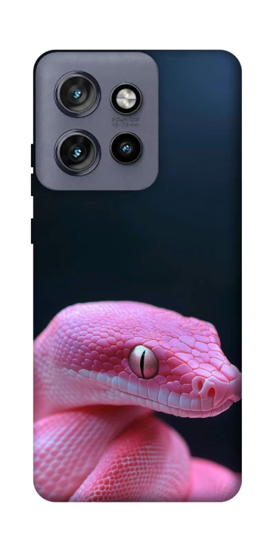 Чохол на Motorola Edge 50 Neo Рожева змія фото 1 з 1