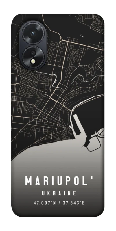 Чехол на Oppo A18 Mariupol map фото 1 из 1