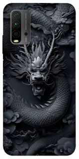 Чехол на Xiaomi Redmi 9T black dragon фото 1 из 1