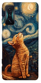 Чохол на Xiaomi Redmi K50 Gaming van gogh cat фото 1 з 1