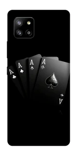 Чехол на Samsung Galaxy A42 5G Black Cards фото 1 из 1