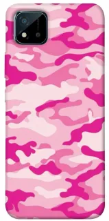 Чехол на Realme C20 camouflage pink фото 1 из 1