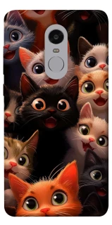 Чохол на Xiaomi Redmi Note 4X / Note 4 (Snapdragon) happy cats фото 1 з 1