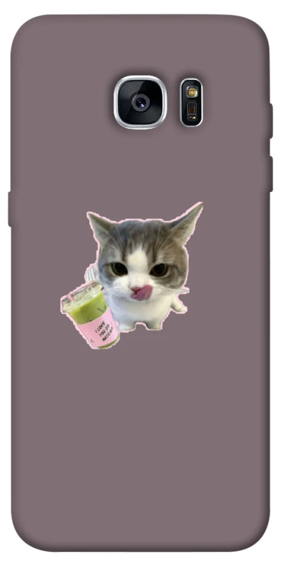 Чохол на Samsung G935F Galaxy S7 Edge cat matcha фото 1 з 1