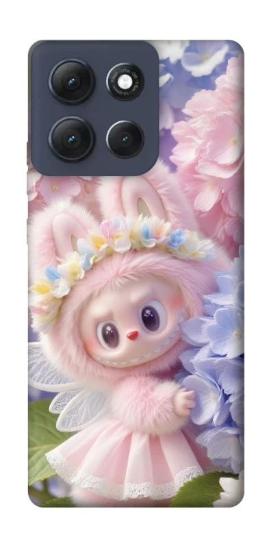 Чехол на Motorola Moto G86 Power Labubu & Flowers ver.1 фото 1 из 1