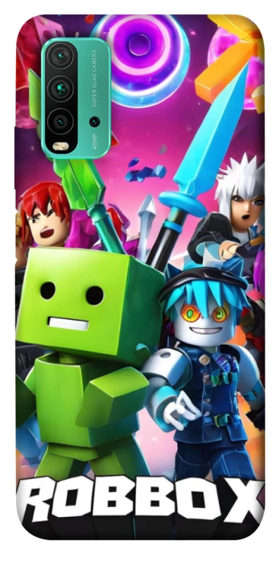 Чохол на Xiaomi Redmi Note 9 4G / Redmi 9 Power Roblox gaming heroes фото 1 з 1