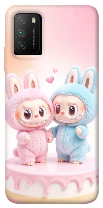 Чехол на Xiaomi Poco M3 Labubu Twins фото 1 из 1