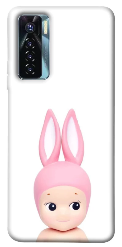 Чехол на TECNO Camon 17 Pro Minimal Bunny Peek фото 1 из 1