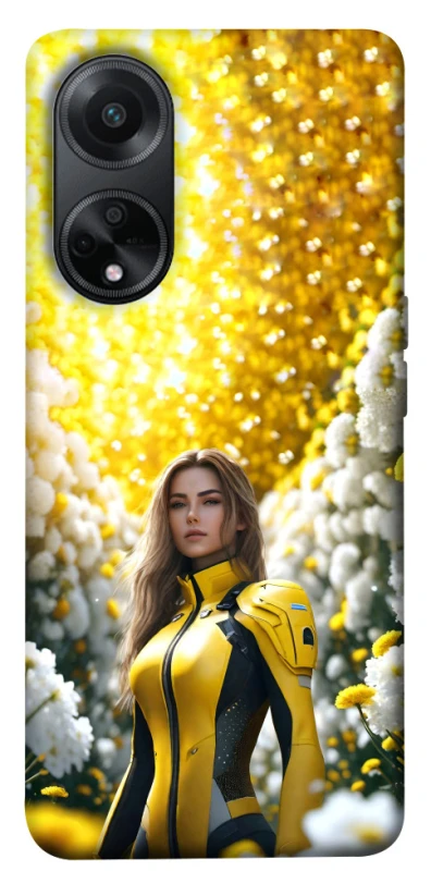 Чохол на Oppo A58 4G Cyber space girl ver.2 фото 1 з 1