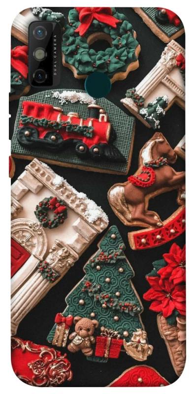 Чохол на TECNO Spark 6 Go Новорічний v20 фото 1 з 1