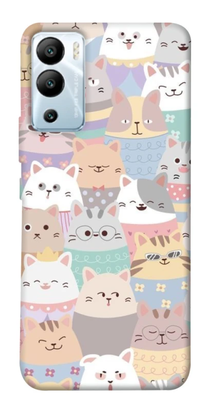 Чехол на Infinix Hot 12i Funny Kittens ver.2 фото 1 из 1