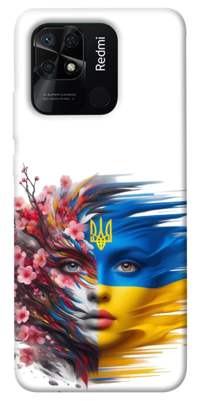 Чохол на Xiaomi Redmi 10C Flowering Ukraine фото 1 з 1
