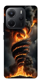 Чехол на Xiaomi Redmi Note 14 4G (Int. version) Огненный торнадо фото 1 из 1