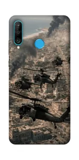Чехол на Huawei P30 lite Black hawk фото 1 из 1