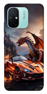 Чохол на Xiaomi Redmi 12C / Poco C55 Сar and dragon фото 1 з 1