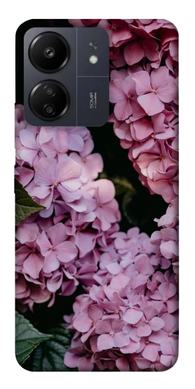 Чехол на Xiaomi Redmi 13C Розовые гартензии фото 1 из 1