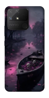 Чехол на Realme Narzo 50A Boat and flamingo фото 1 из 1