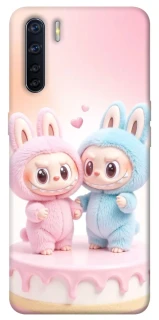 Чехол на Oppo A91 Labubu Twins фото 1 из 1