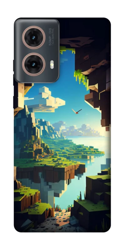 Чохол на Motorola Moto G85 Minecraft sunrise фото 1 з 1