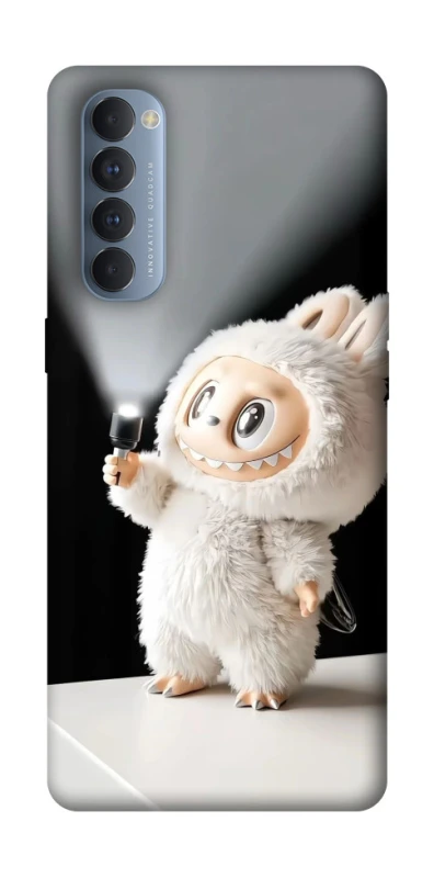 Чохол на Oppo Reno 4 Pro Labubu with flashlight ver.2 фото 1 з 1