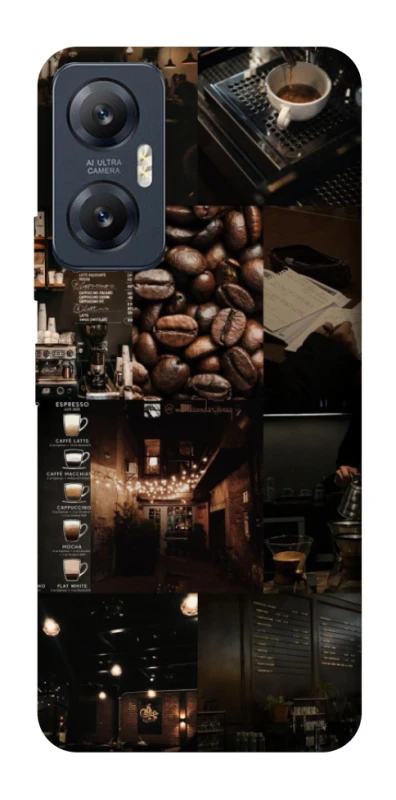 Чохол на Infinix Hot 20 5G Coffee collage ver.1 фото 1 з 1