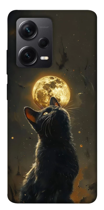 Чехол на Xiaomi Redmi Note 12 Pro 5G Кот под луной v2 фото 1 из 1