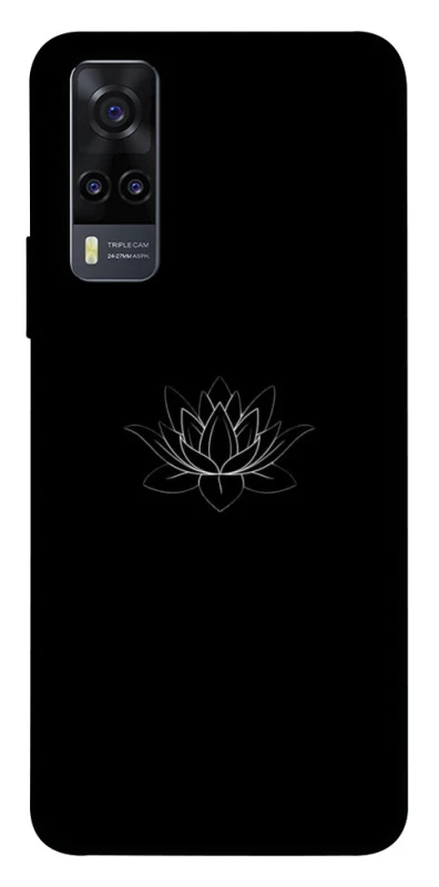 Чохол на Vivo Y31 Black Lotus фото 1 Чохол на Vivo Y31 Black Lotus фото 1 з 1