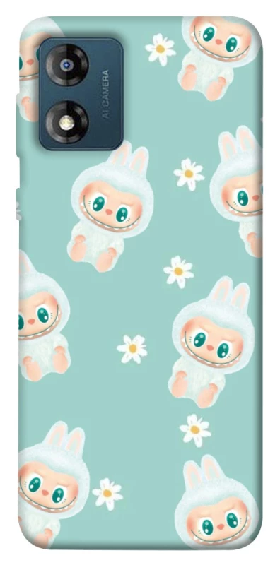 Чохол на Motorola Moto E13 Labubu Green фото 1 з 1