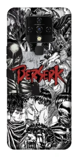 Чехол на TECNO Camon 16 SE Berserk Collage фото 1 из 1