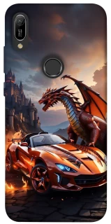 Чохол на Huawei Y6 (2019) Сar and dragon фото 1 з 1