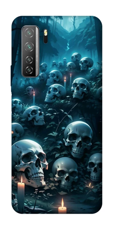 Чехол на Huawei Nova 7 SE Skulls v3 фото 1 из 1