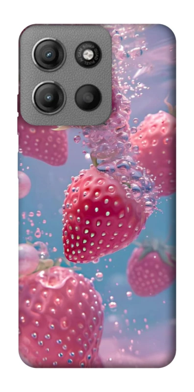 Чехол на Motorola Moto G15 Power Клубника в воде фото 1 из 1
