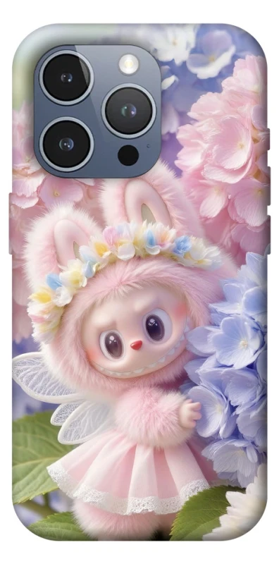 Чехол на Apple iPhone 16 Pro Max Labubu & Flowers ver.1 фото 1 из 1
