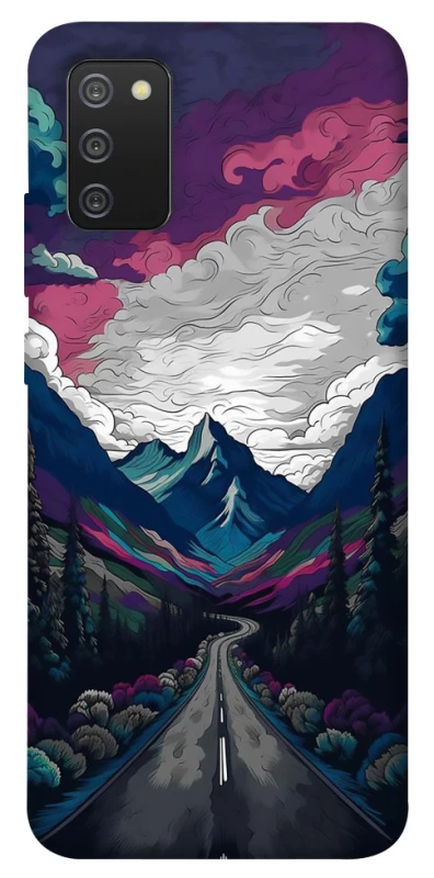 Чехол на Samsung Galaxy A02s Нарисованные горы фото 1 из 1