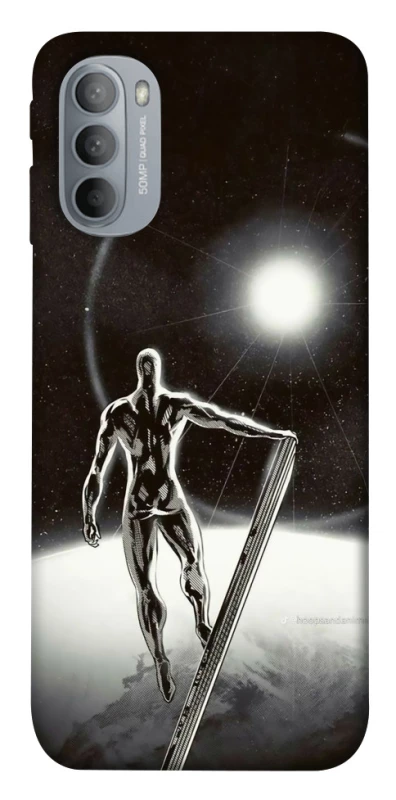 Чохол на Motorola Moto G31 Срібний серфер фото 1 з 1