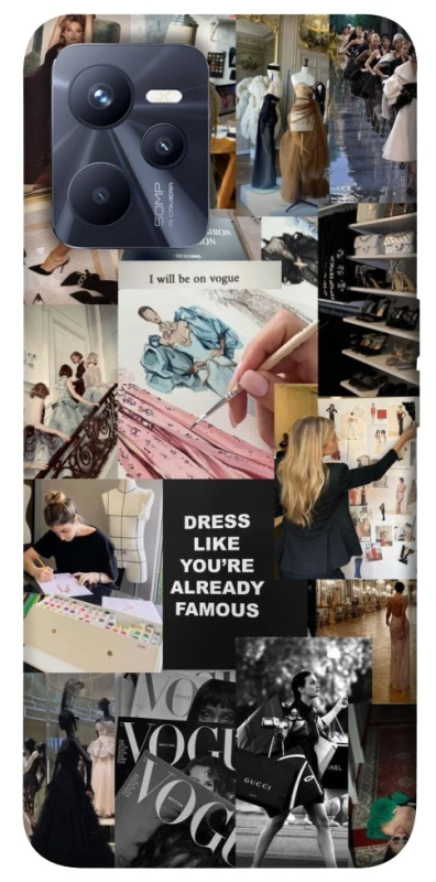 Чохол на Realme C35 Fashion collage ver.11 фото 1 з 1