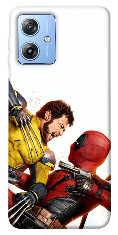 Чохол на Motorola Moto G84 Deadpool and Wolverine фото 1 з 1