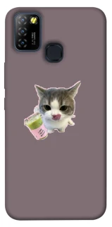 Чохол на Infinix Hot 10 Lite cat matcha фото 1 з 1