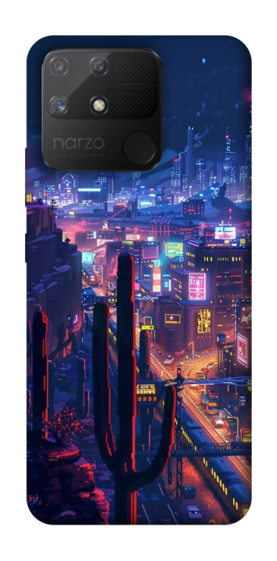 Чохол на Realme Narzo 50A Night city фото 1 з 1