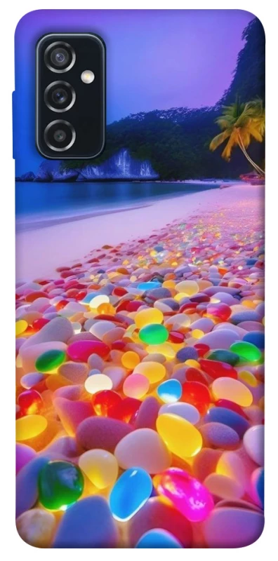 Чохол на Samsung Galaxy M52 Каміння світиться на березі фото 1 з 1