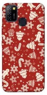 Чехол на Infinix Hot 10 Lite Новогодний v3 фото 1 из 1
